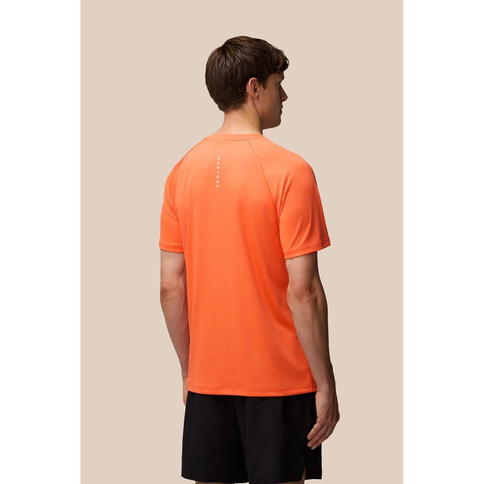 Castore Adapt Training T-Shirt Polyester Herren Orange Sportshirts