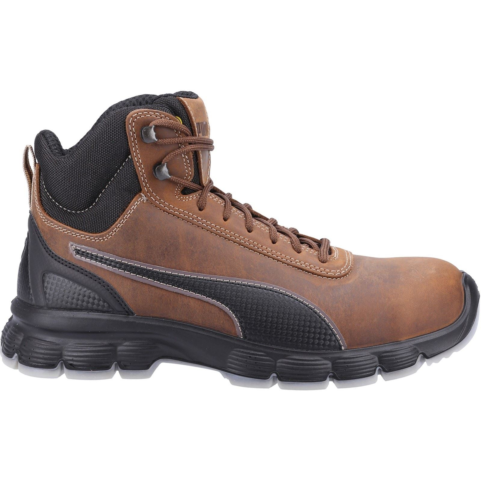 Puma Safety Condor Mid Nubuck Braun Sicherheitsstiefel