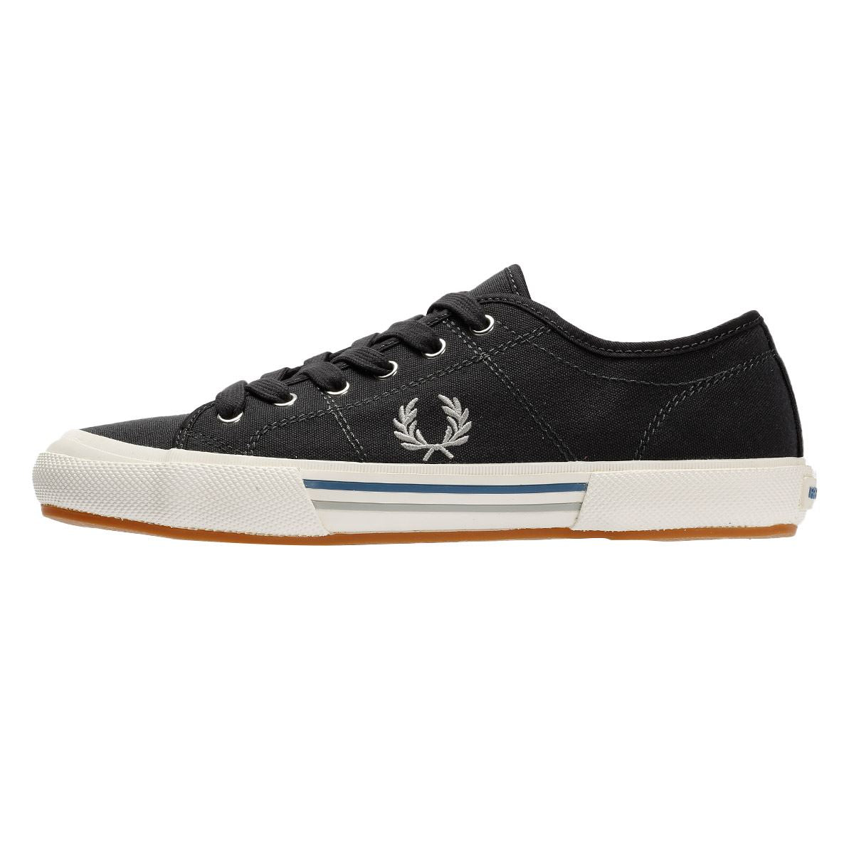 Fred Perry B708 Vintage Tennis Canvas Herren Graue Sneaker