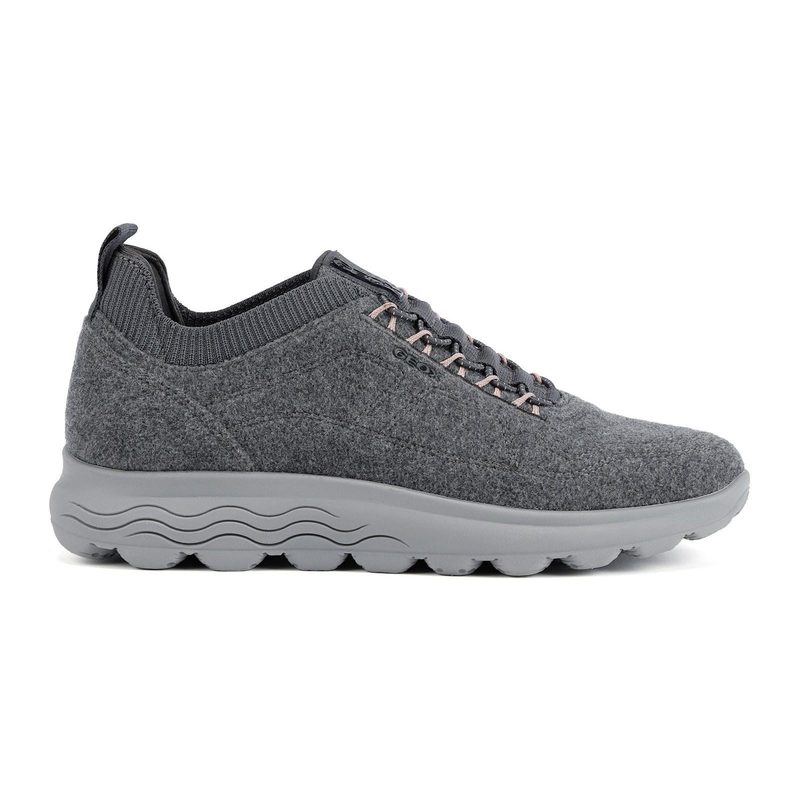 Geox D Spherica A Wollmischung Damen Anthrazit Sneakers