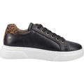 Hush Puppies Kathryn Damen Sneaker Aus Schwarzem Leder