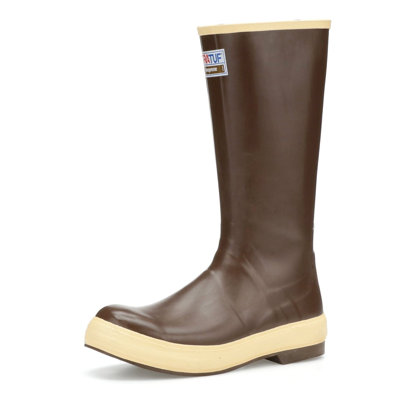 Xtratuf Legacy Fünfzehn Zoll Einfache Zeh Gummi Kupfer/Tan Wellington Stiefel