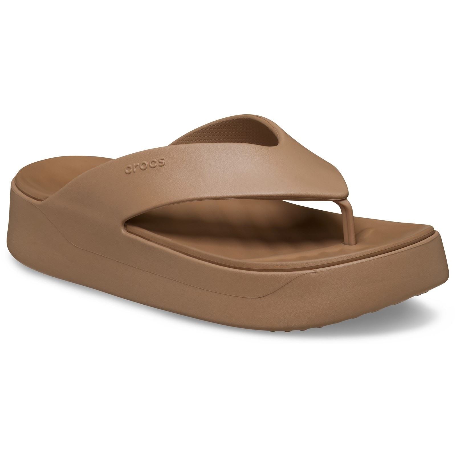 Crocs Getaway Platform Eva Frauen Sandalen Milchschokolade