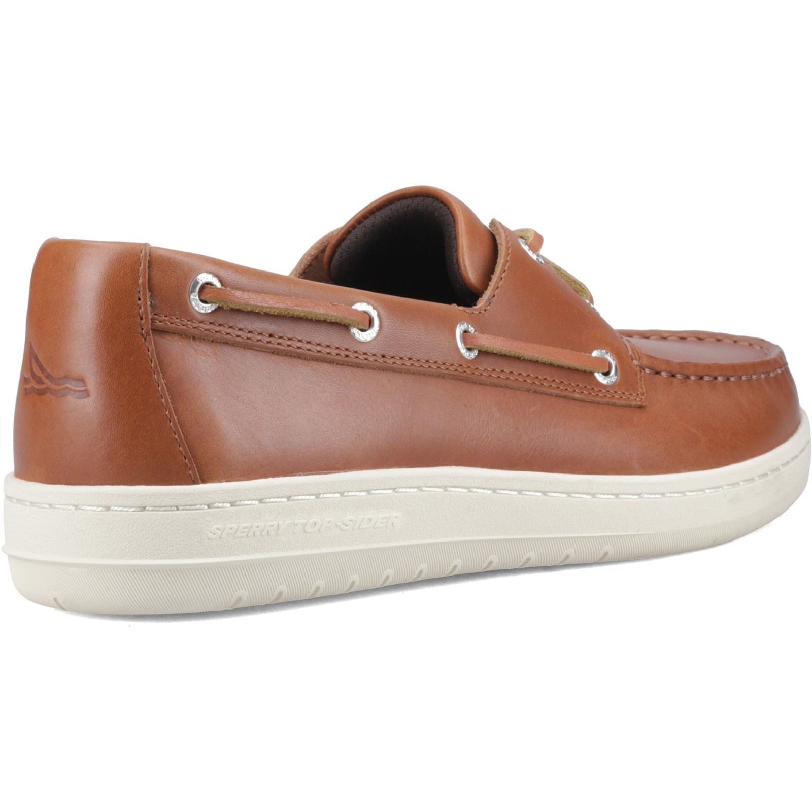 Sperry Strake 2-Eye Boat Leder Herren Offene Tan Bootschoenen
