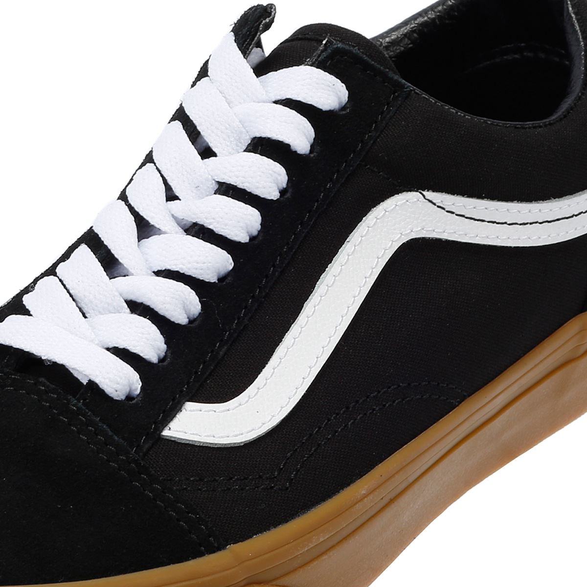 Vans Old Skool Schwarze Leinwand-Sneakers