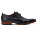 Base London Gambino Excel Herrenschuhe Aus Schwarzem Leder Mit Schnürung