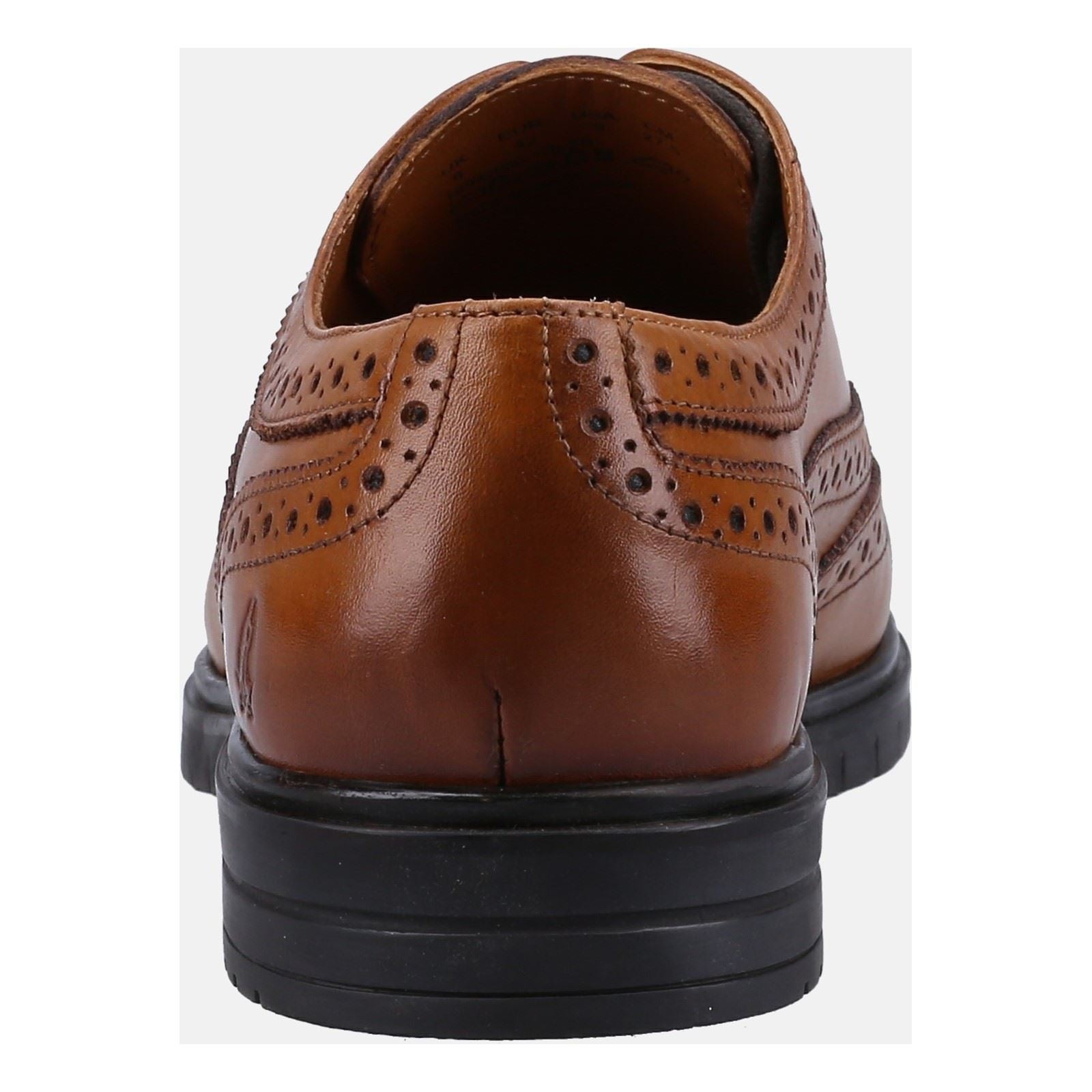 Hush Puppies Santiago Leder-Herrenschuhe In Hellbraun Mit Schnürung