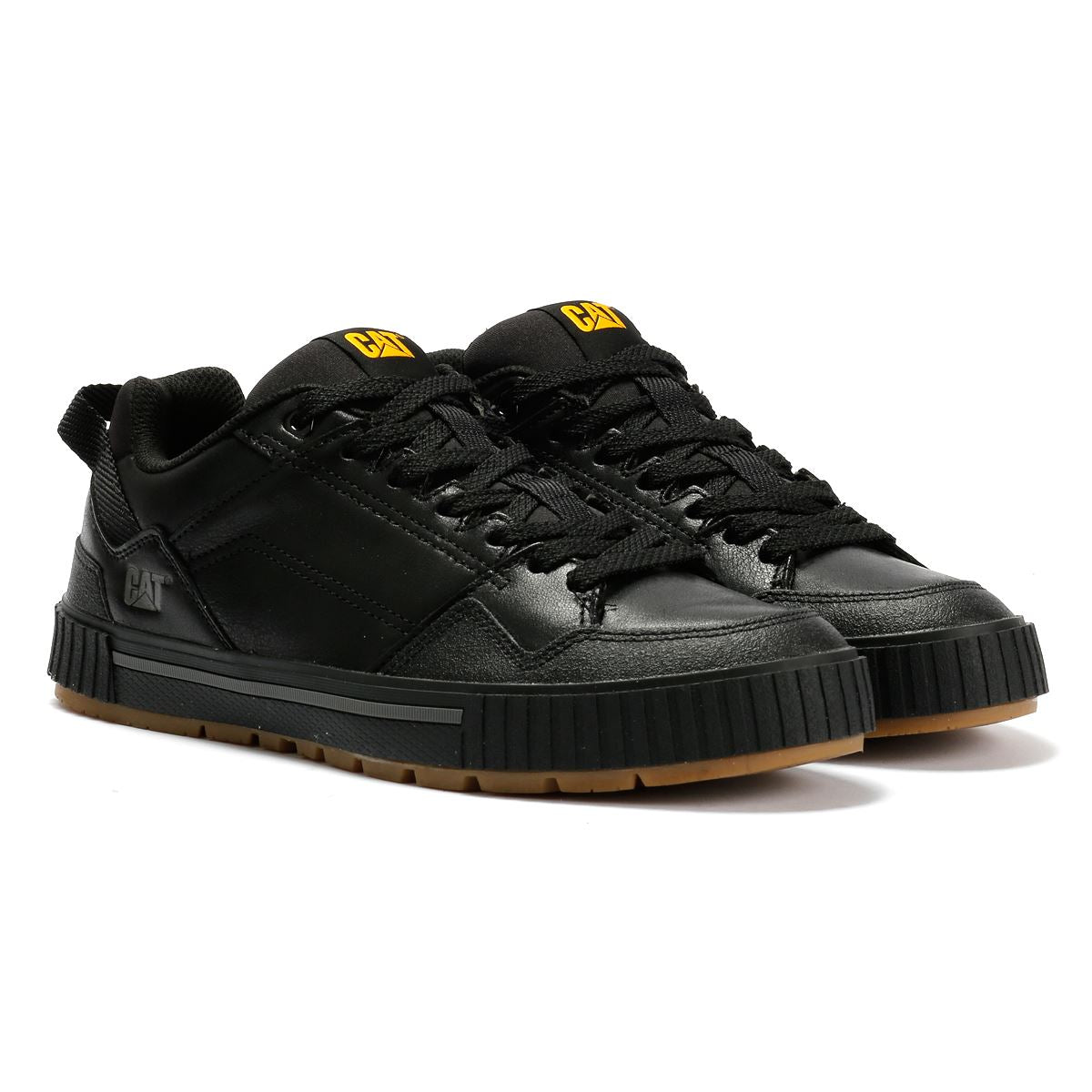 Caterpillar Axiom Leder Herren Schwarz Schnürschuhe