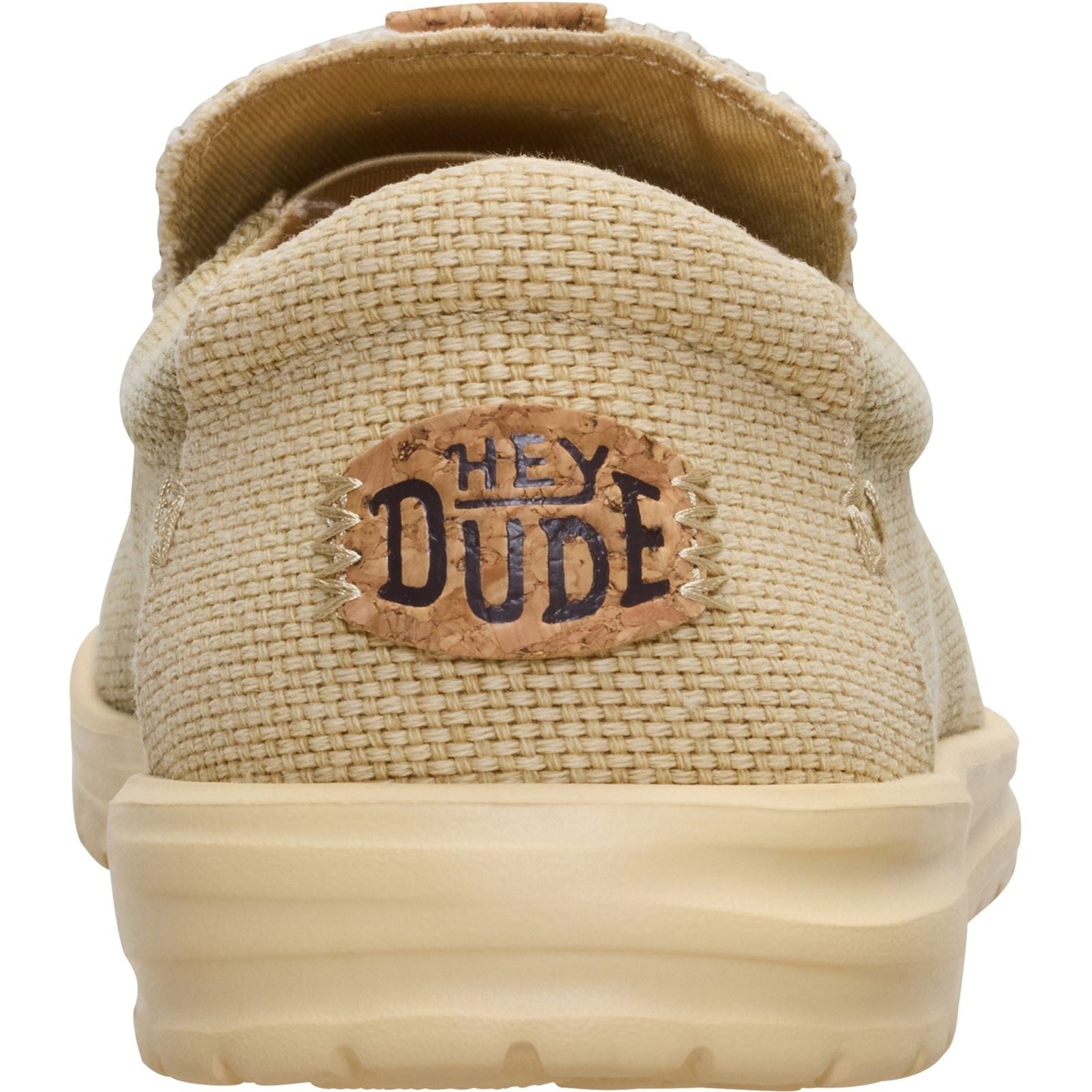HEYDUDE Mikka Braided Textil Herren Olivgrau/Boulder Tan Loafer