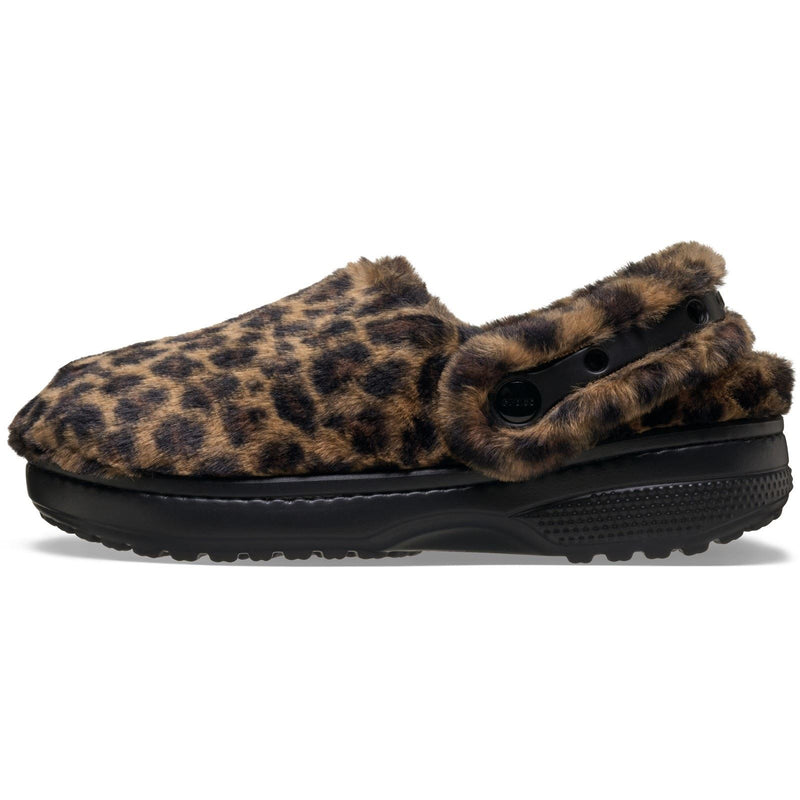 Crocs Classic Unfurgettable Clog Polyester Mischung Damen Leopard Clogs