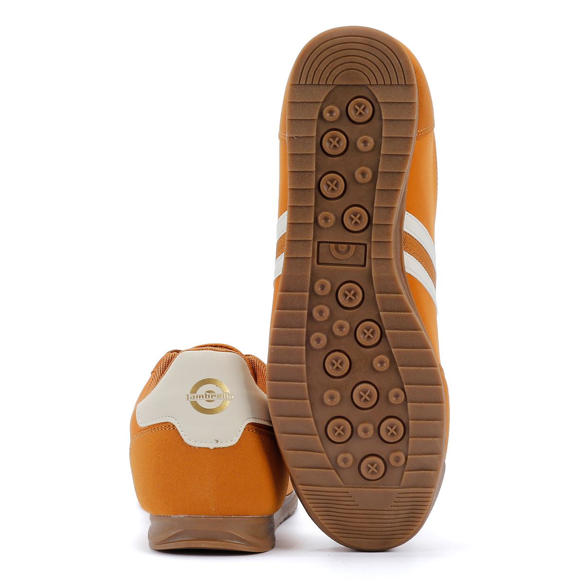 Lambretta Tackle Herren-Tan-Sneakers