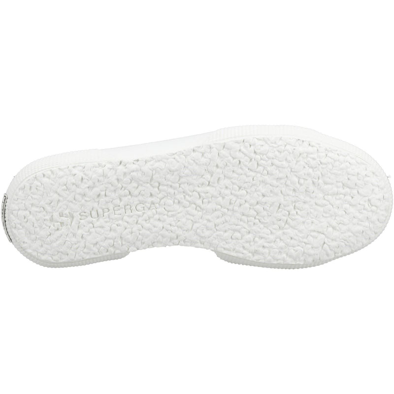 Superga 2730 Micro Faux Snake Damen-Sneaker Aus Kunstleder In Weiß Avorio/Schwarz Schlangenmuster