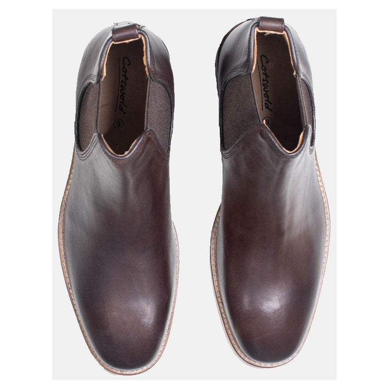 Cotswold Corsham Leder Herren Dunkelbraune Stiefel