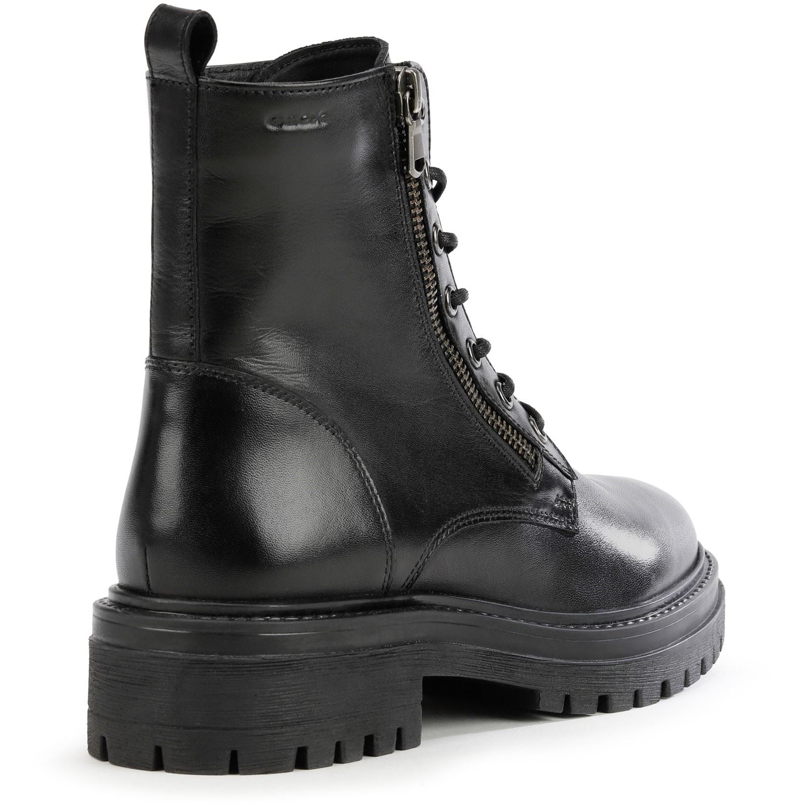 Geox D Iridea F Damen Schwarze Stiefel