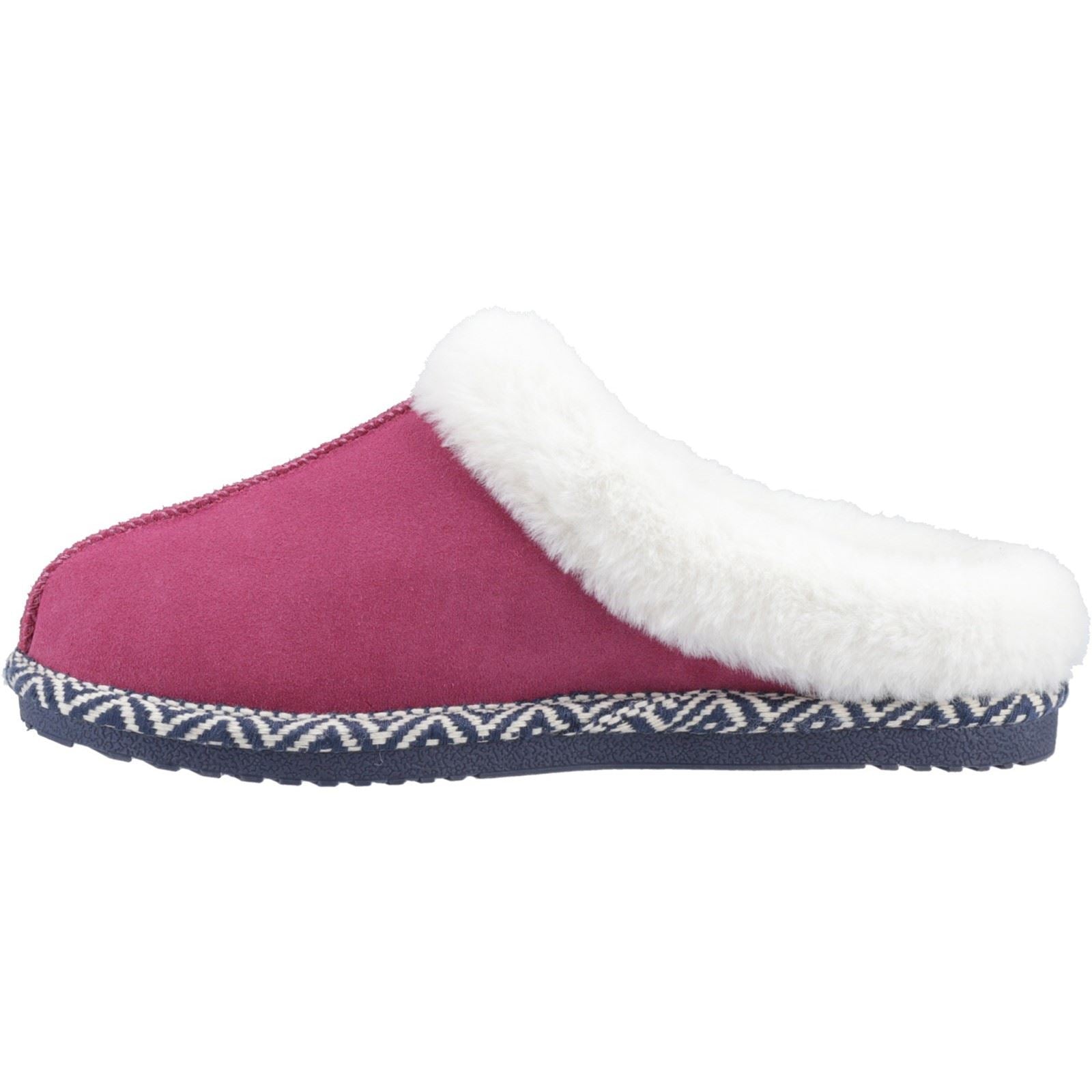 Hush Puppies Amara Wildleder Damen Rosa Hausschuhe
