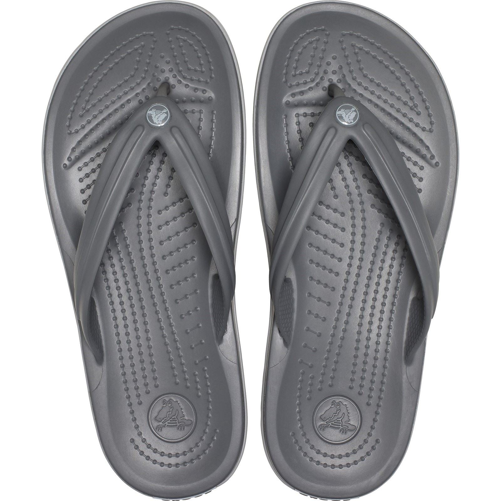 Crocs Crocband Flip Thermoplastische Herren Flip-Flops In Schiefergrau/Rauch