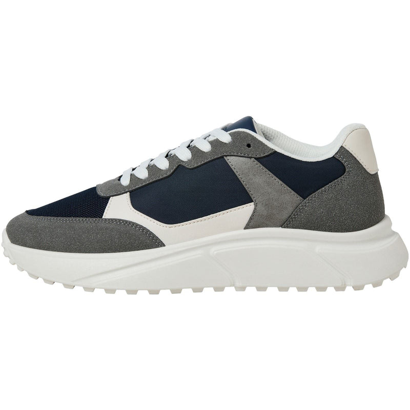 Jack & Jones Aspire Runner Polyurethan Herren Sneaker In Schiefergrau/Navy Blazer