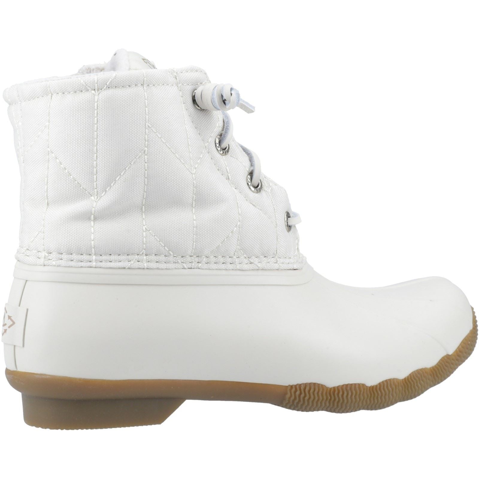 Sperry Saltwater SeaCycled RPET Synthetik Elfenbein Gummistiefel