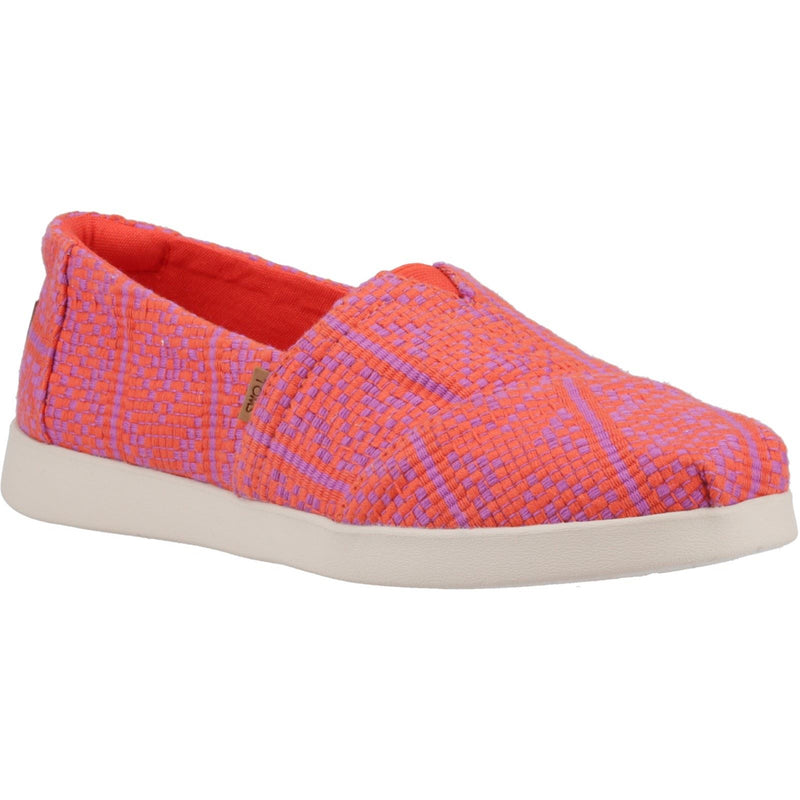 TOMS Alpargata Plus 100% Baumwolle Damen Flammen Espadrilles