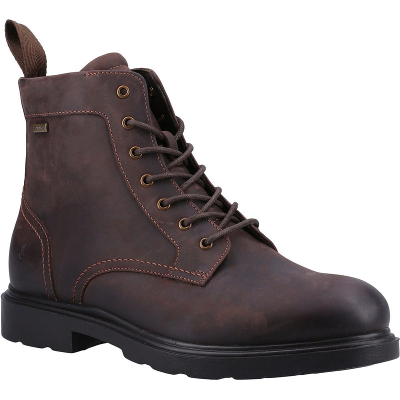 Hush Puppies Porter Braune Herrenstiefel Aus Leder