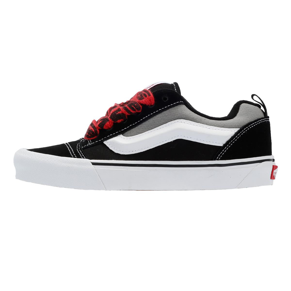 Vans Knu Skool Schwarze Farbe/Graue Wildleder-Sneakers