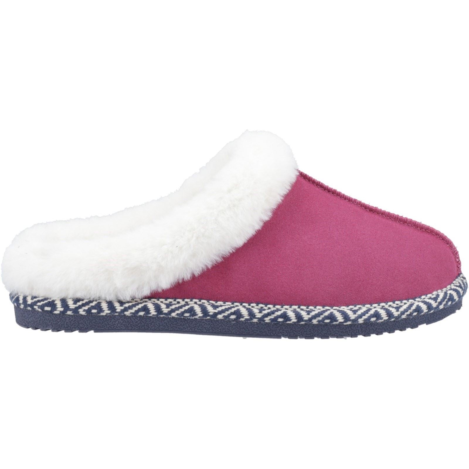 Hush Puppies Amara Wildleder Damen Rosa Hausschuhe