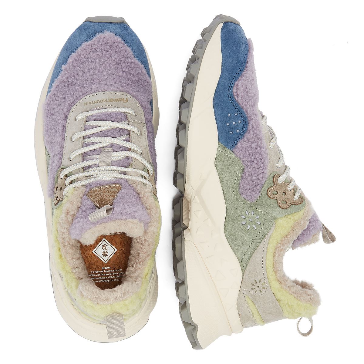 Flower Mountain Kotetsu Damen Lila Turnschuhe