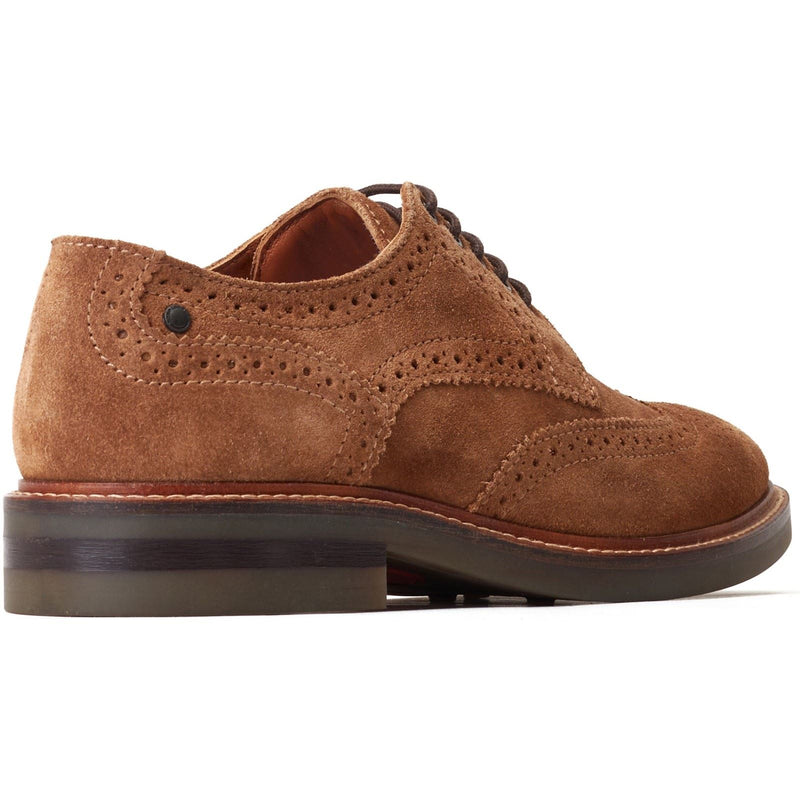 Base London Hatfield Herren Brogues Schuhe Aus Leder In Ingwerfarbe
