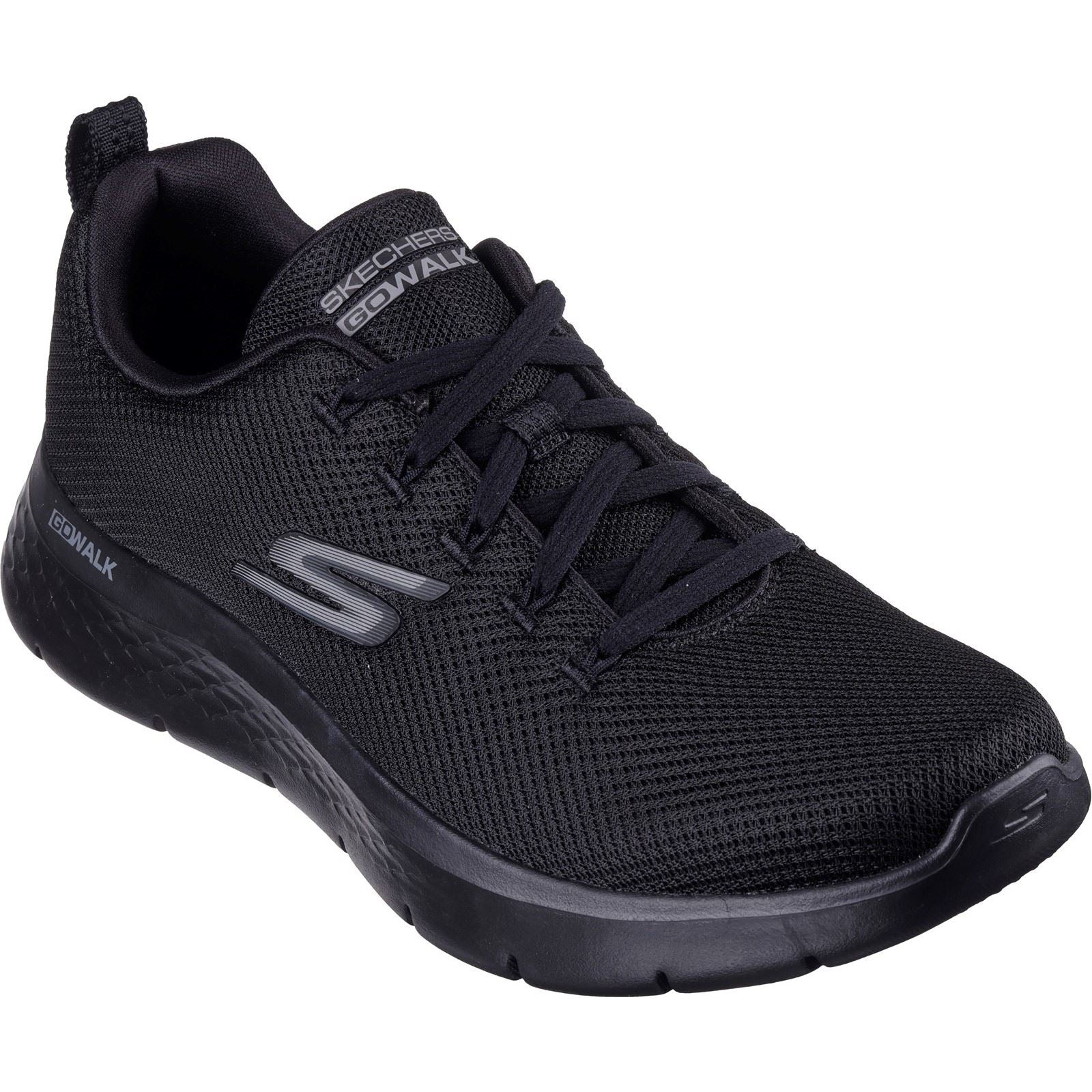 Skechers GO WALK Flex Vespid Textile Herren-Sneaker In Schwarz