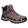 Hi-Tec V-Lite Explorer WP Rindsleder Wanderstiefel Für Damen In Braun/Lila