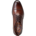 Base London Magnus Leder Herren Oxford Schuhe In Verbranntem Braun