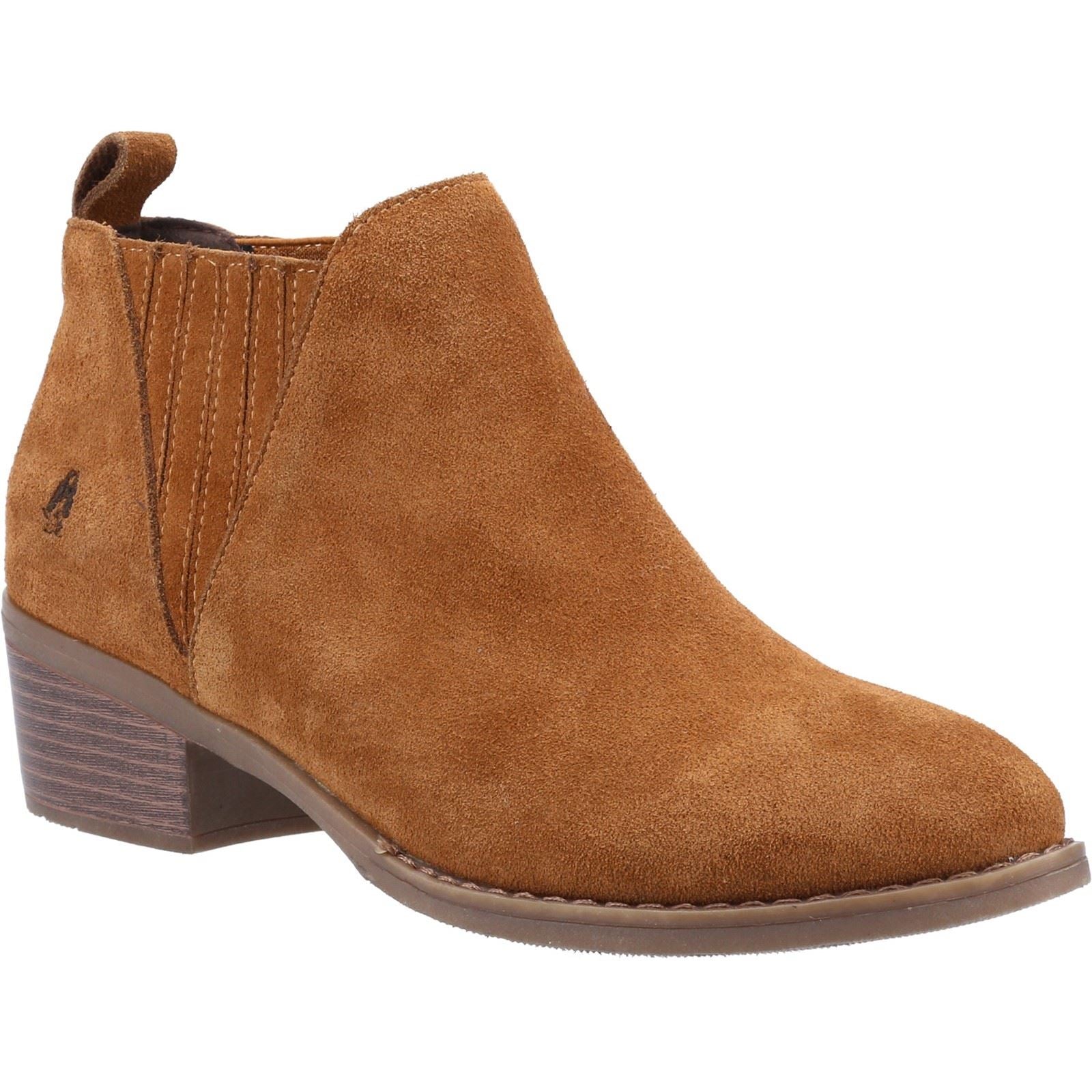 Hush Puppies Isobel Leder Damen Stiefeletten In Hellbraun