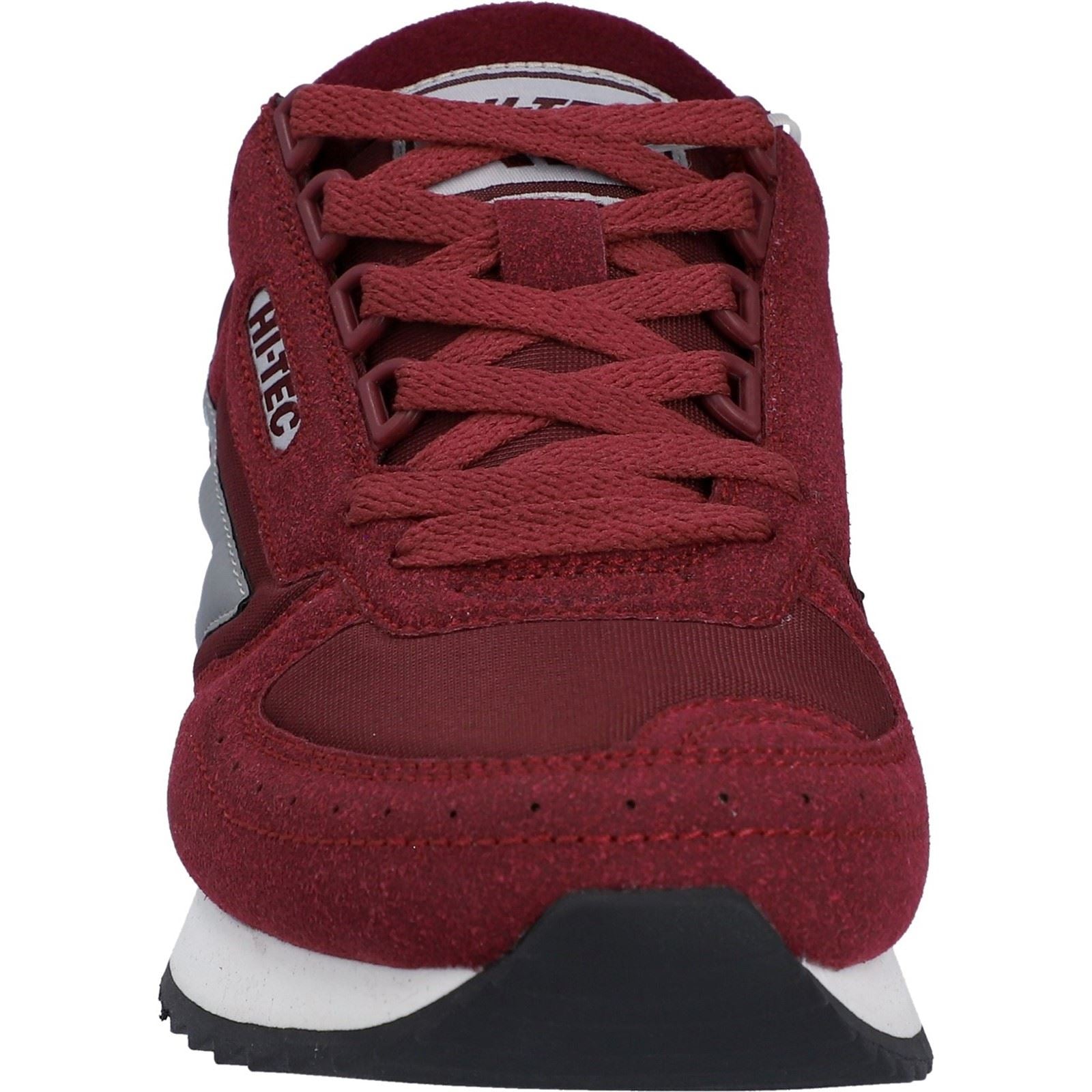 Hi-Tec Silver Shadow PU Wildleder/Polyester Herren Kirschfarbene Schnürschuhe