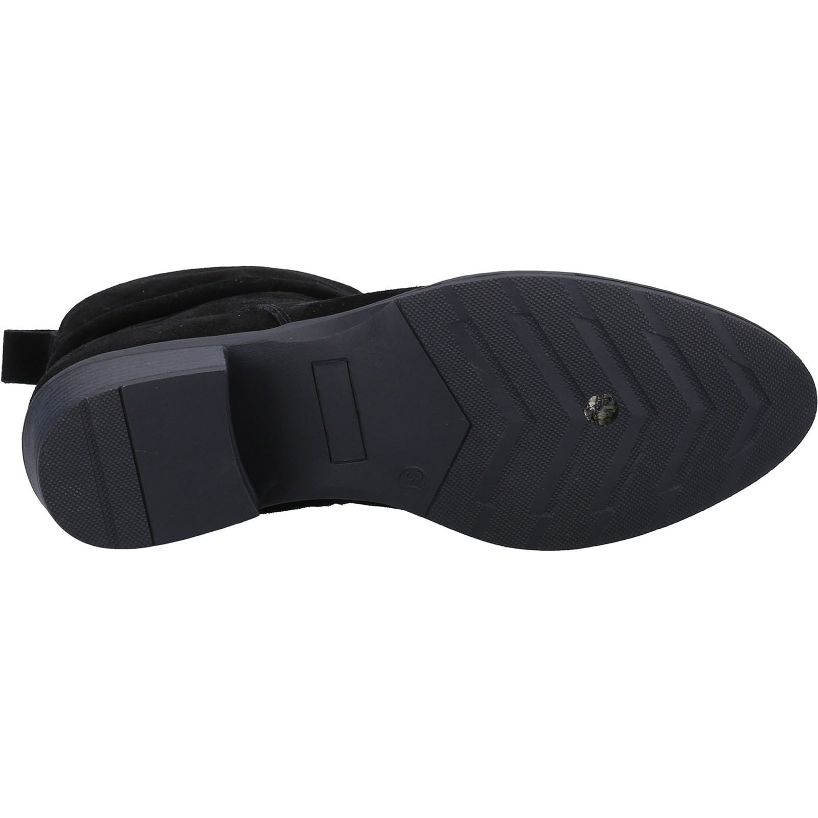 Hush Puppies Iris Damenstiefel Aus Schwarzem Wildleder