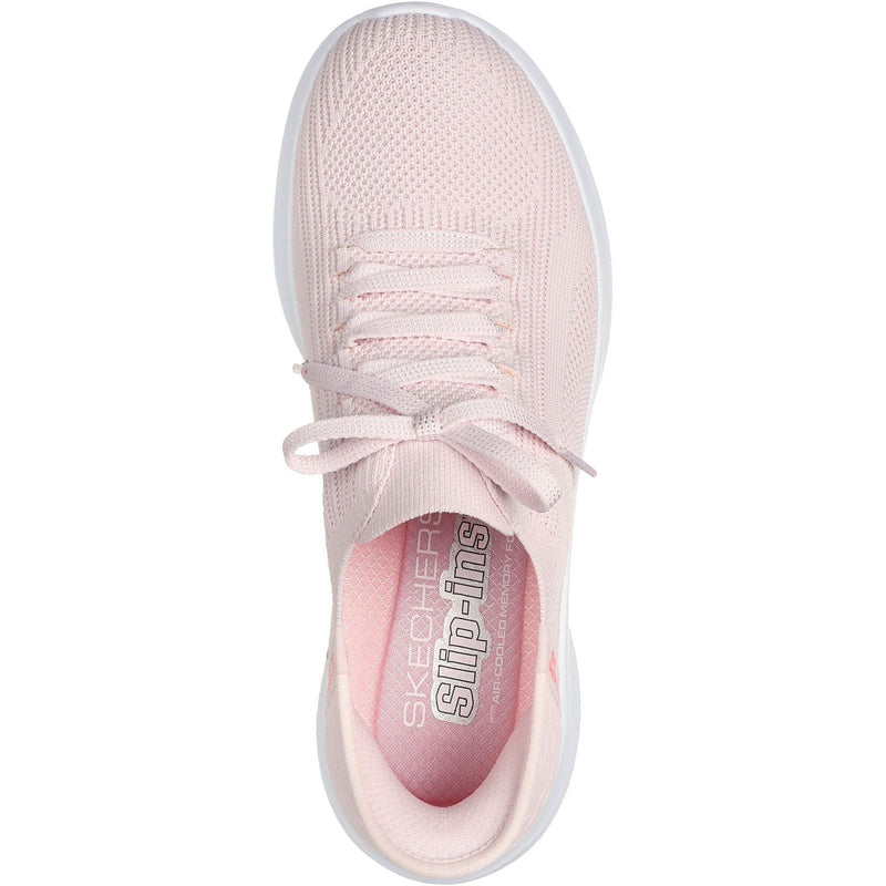Skechers Ultra Flex 3.0 Brilliant Path Damen Textil Sneaker In Hellrosa