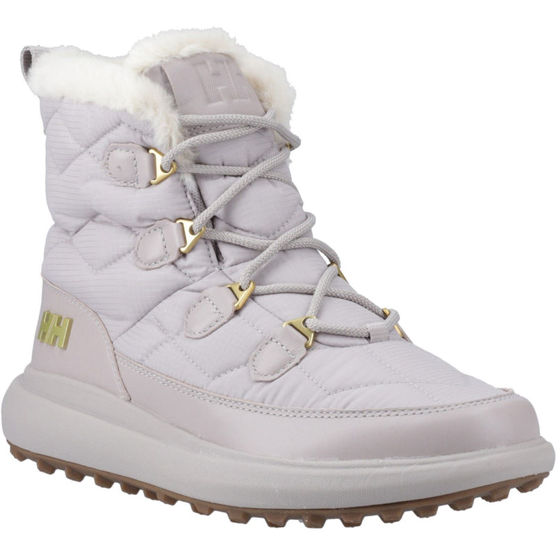 Helly Hansen Sport Willetta 2 Mid Leder Damen Mellow Graue Winterstiefel bis zur Mitte der Wade