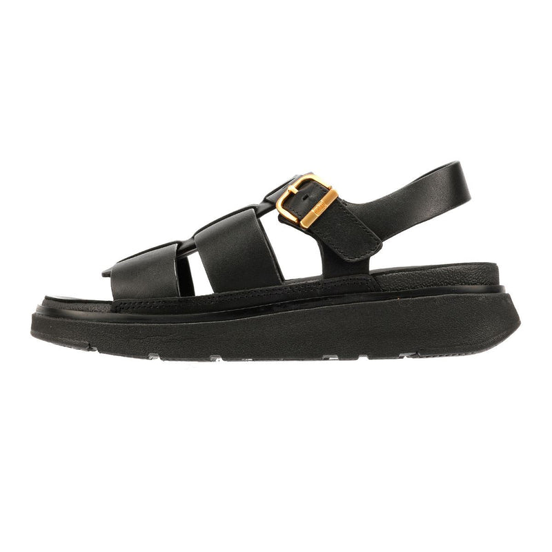 FitFlop GEN-FF Fisherman Damen Sandalen Aus Schwarzem Leder