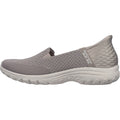Skechers Reggae Fest 2.0 - Guiding Polyester Damen-Taupe-Sneaker