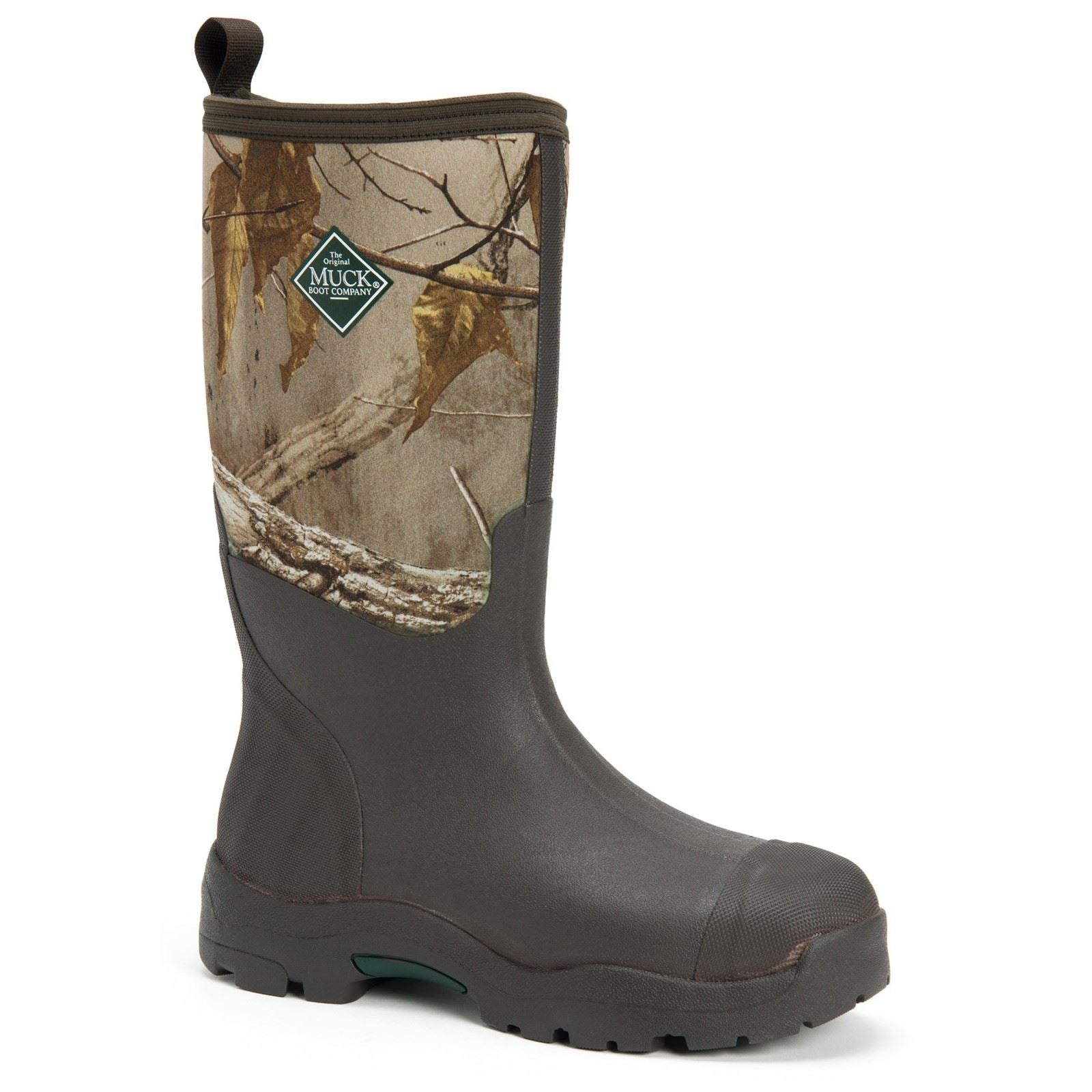 Muck Boots Derwent II Gummi Schwarz/Rinde Wellington-Stiefel