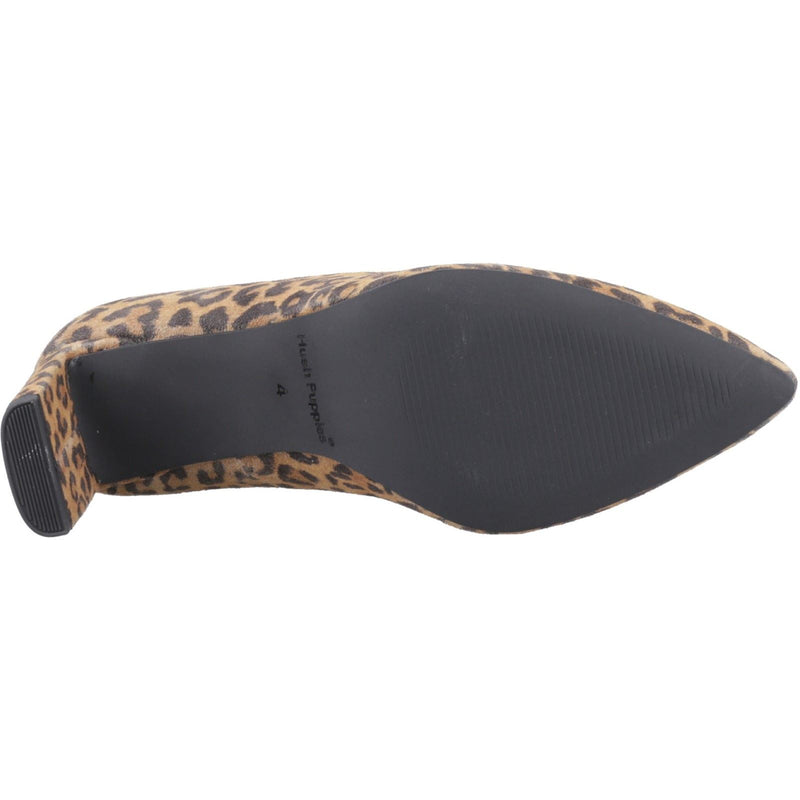 Hush Puppies Olivia Damen Wildleder Leoparden Runde Pumps