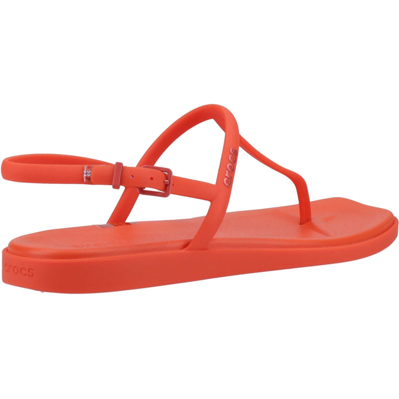 Crocs Miami Thong Flip Synthetik Damensandalen Lava