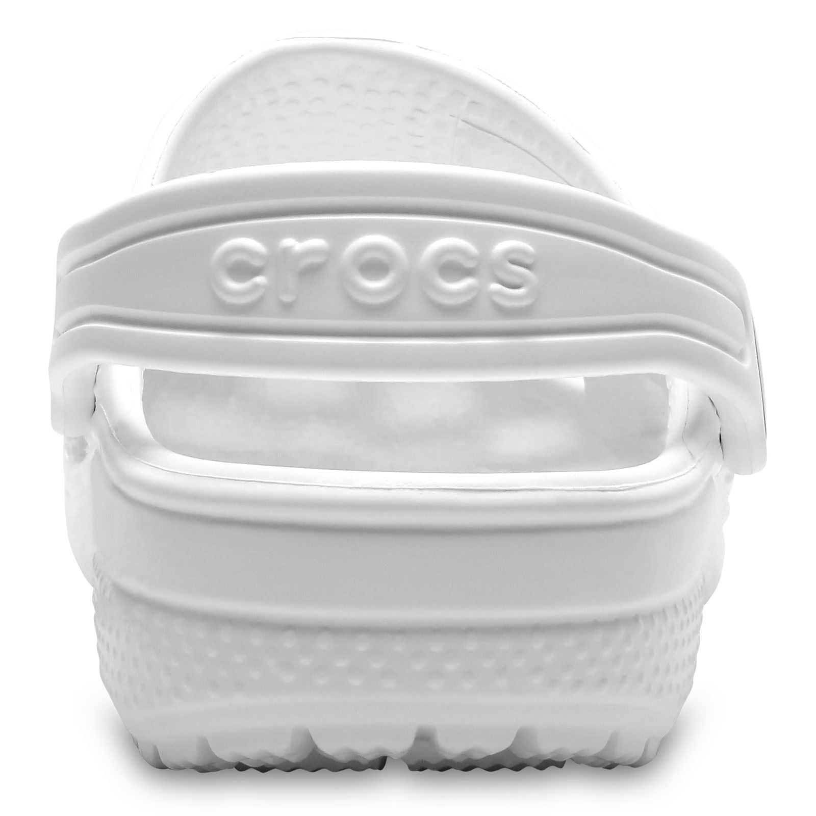 Crocs Kids' Classic Clog Thermoplastische Weiße Loafer