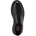 Base London Wick Schwarze Farbe Herren-Schnürschuhe Aus Leder