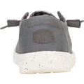 HEYDUDE Wendy Canvas 100% Baumwoll-Damendunkelgraue Loafer