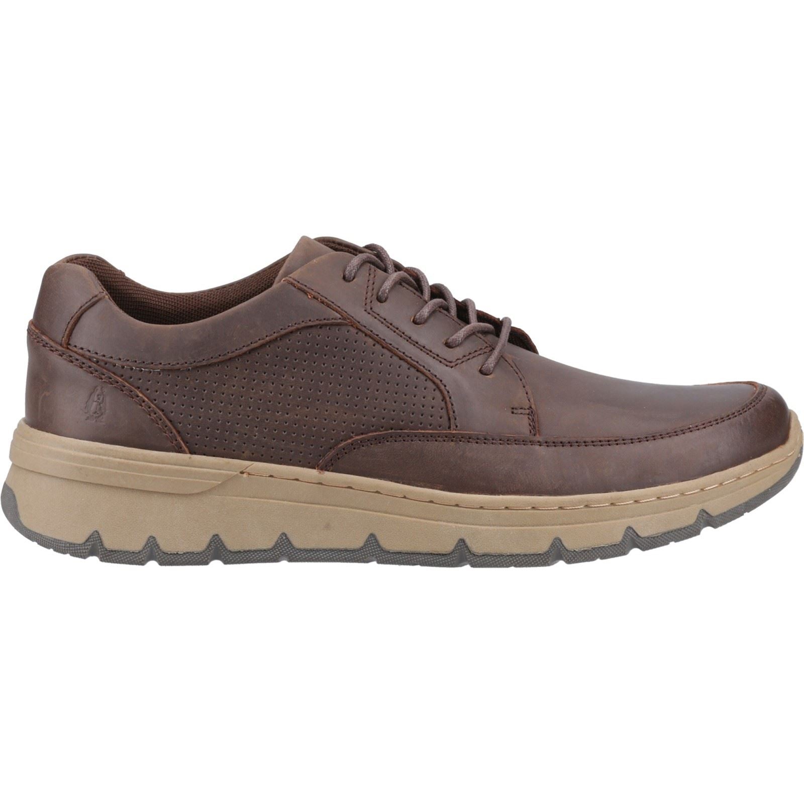 Hush Puppies Nelson Herren Schnürschuhe Aus Braunem Leder