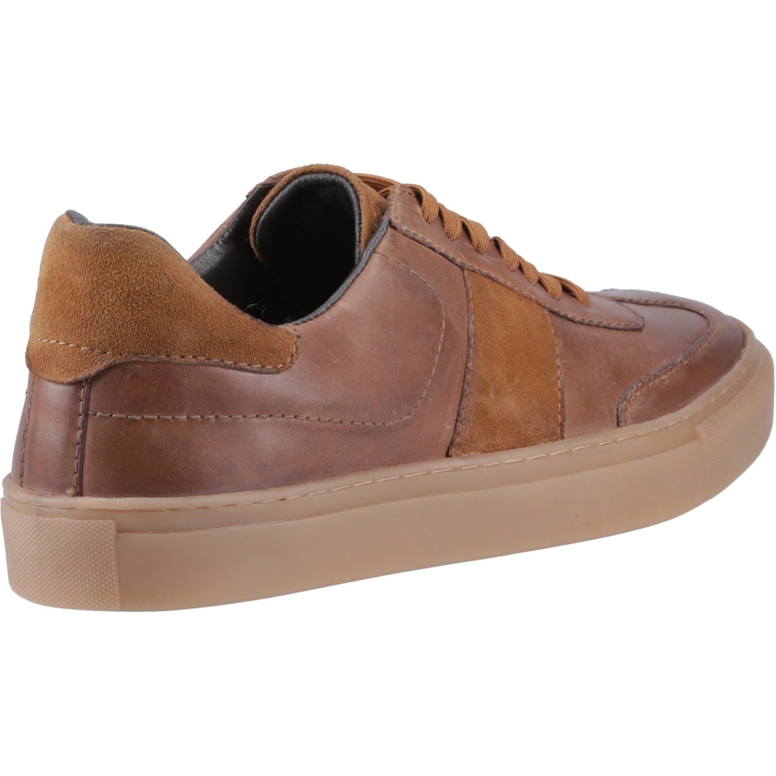 Hush Puppies Riley Herren Wildleder Turnschuhe In Braun