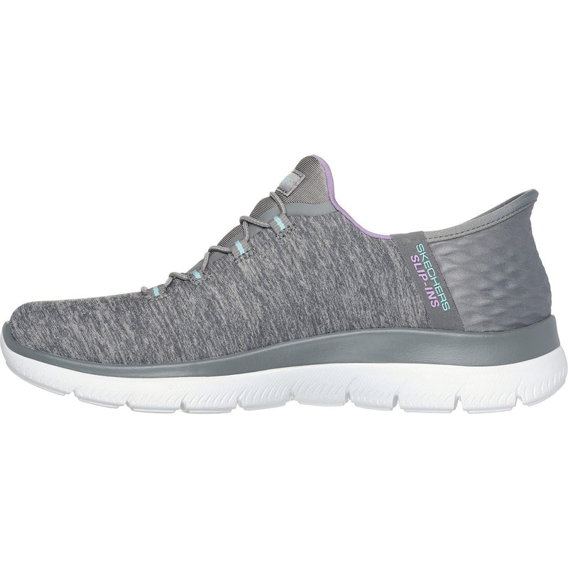 Skechers Summits Dazzling Haze Textile Damen Sneaker In Grau/Multi