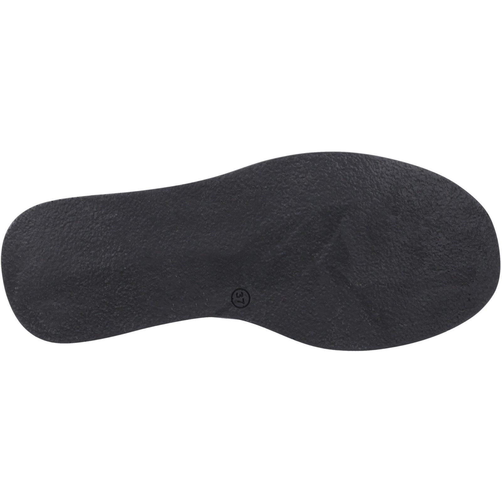 Hush Puppies Bex Wedge Nubuk Damen Schwarz Keilabsätze