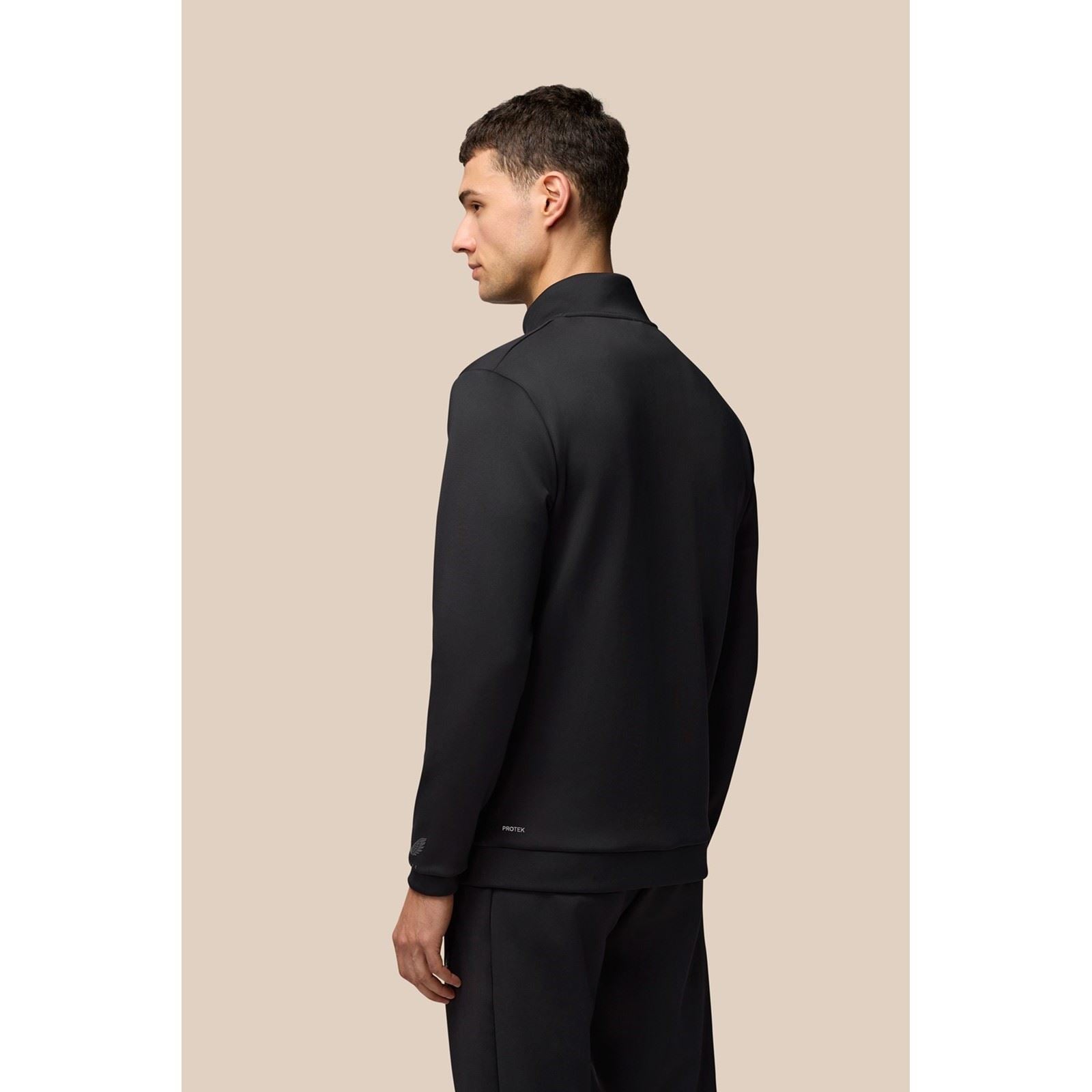 Castore Scuba 1/4 Zip Polyester Herren Schwarz Sweatshirt