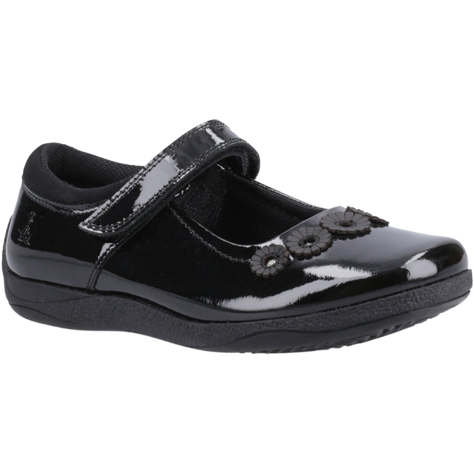 Hush Puppies Christina Patent Senior Mädchen Schwarze Farbe Schuhe - EU 39
